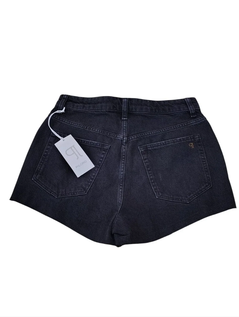 NWT Anthropologie PILCRO LACE UP DENIM SHORTS - Picture 4 of 9
